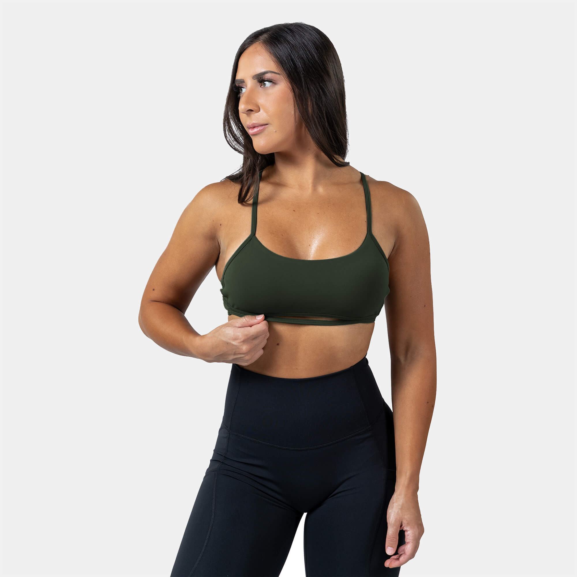 strategy bra forest green main