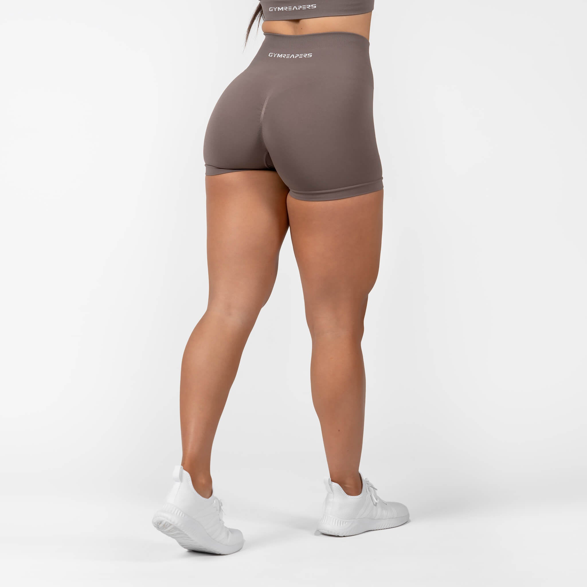 seamless shorts toffee